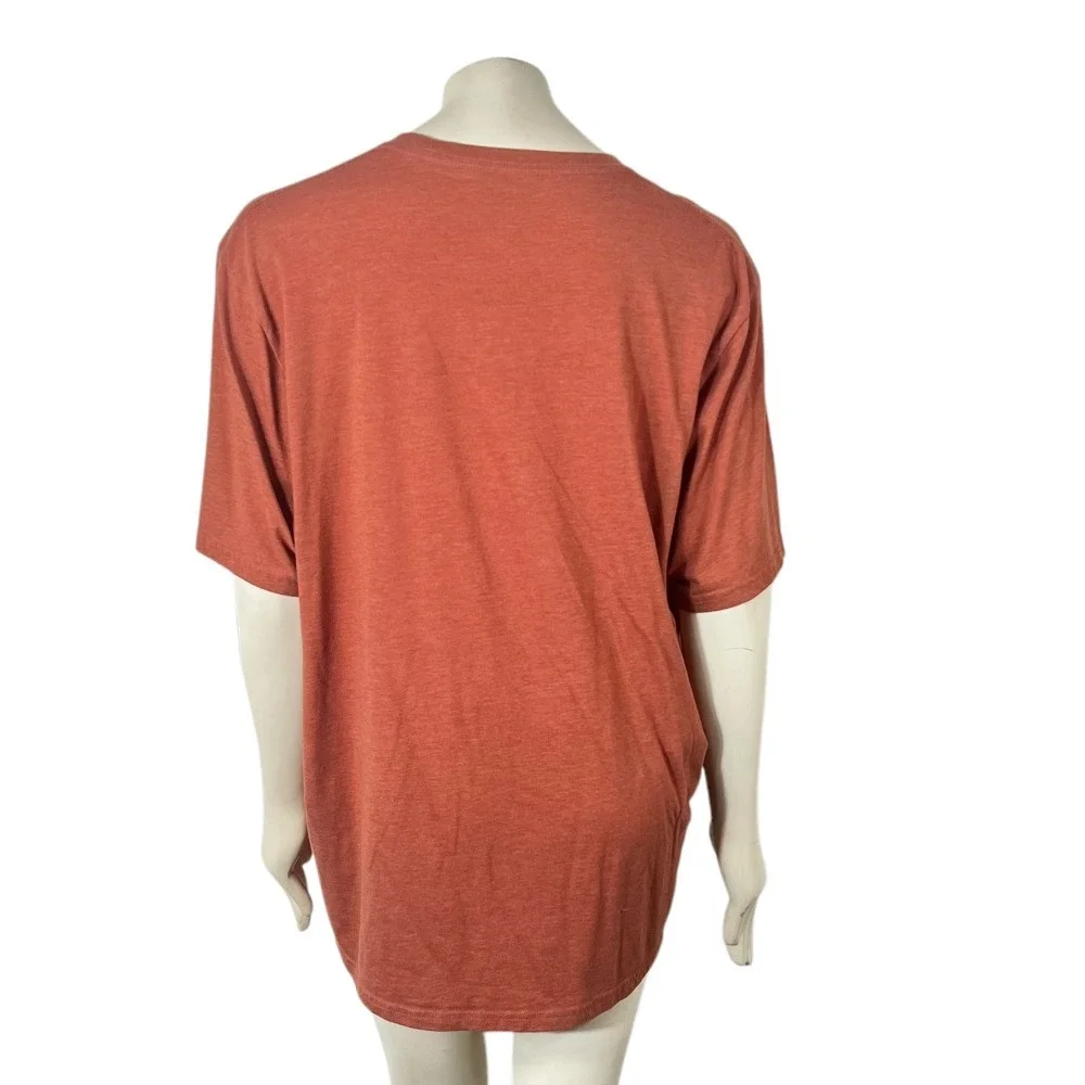 Wrangler Logo Graphic Unisex XL Short Sleeve T-Shirt‎ Copper Brown Western